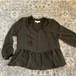 Loft peplum top